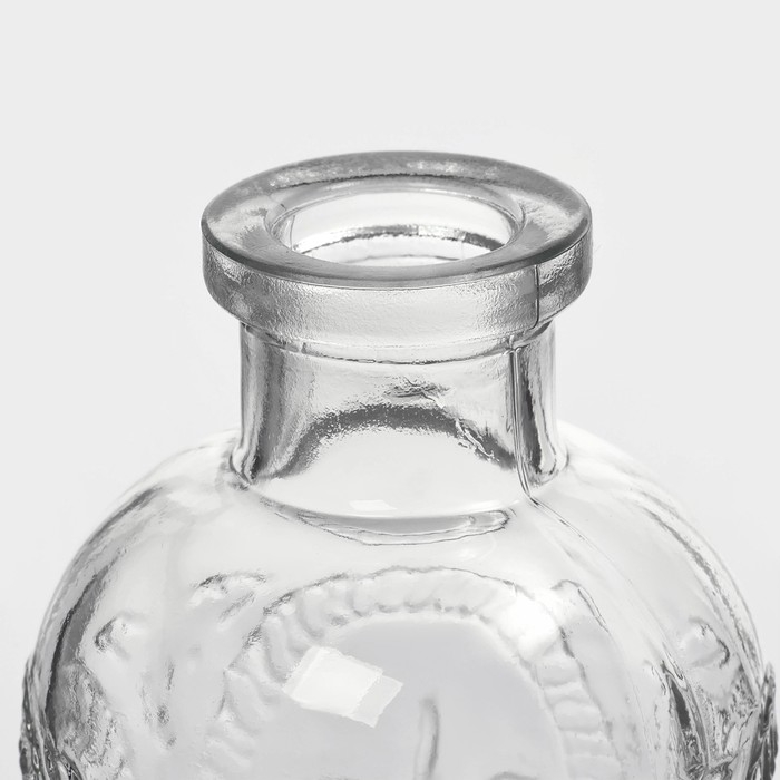 Банка стеклянная для хранения сыпучих продуктов Доляна &laquo;Парфе. Династия&raquo;, 250 мл, 6,5&times;13 см, с пробковой крышкой