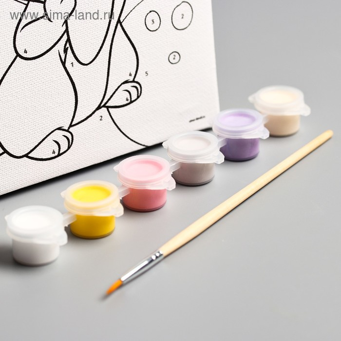 Картина по номерам для детей "Кошечка Мари" 21х15 см, Коты Аристократы