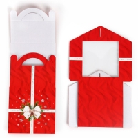 Коробка кондитерская с окном, сундук, &laquo;С Новым годом!&raquo;, 20 х 20 х 20 см,