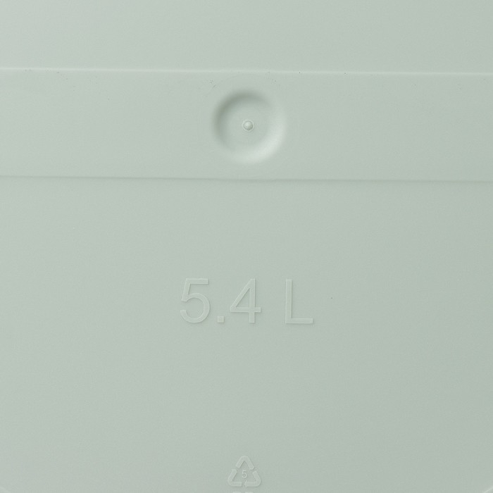 Горшок для цветов с поддоном Saffron, 5,4 л, d=22,4 см, h=20,5 см, цвет светло-зелёный