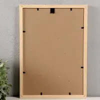 Фоторамка дерево 21х30 см, белое дерево №1  (пластиковый экран)