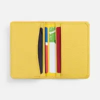 Футляр для визиток Unison, желтый