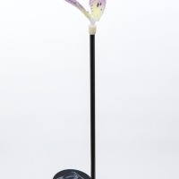 Штекер с подсветкой "Бабочка Клео" фиолетовая, 8х70см