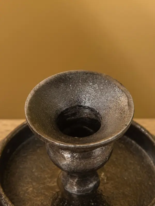 Подсвечник "Ретро серия Йорк" алюминий 12х12х7 см