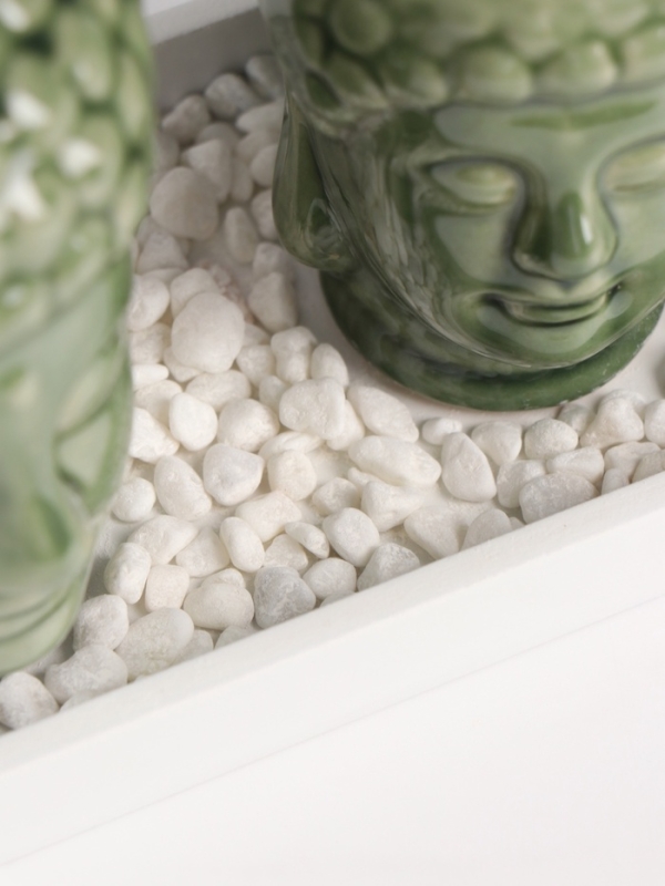 Диффузор керамика + подсвечник "Будды" аромапалочки 3 шт 9х17х10,5 см