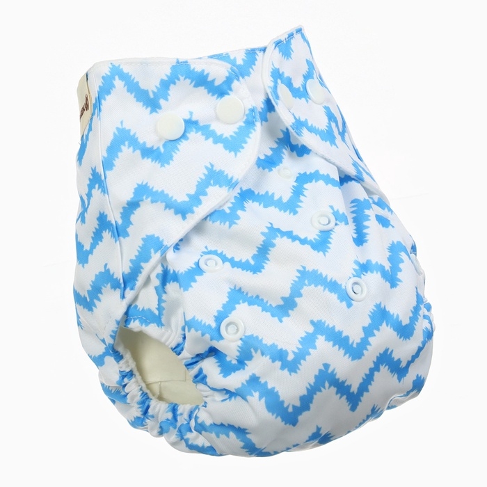 Набор многоразовых подгузников &laquo;Зигзаг&raquo; 3-15 кг, с вкладышами