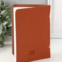 Фотоальбом из кожзама &ldquo; Счастливые моменты&rdquo; коричневый, 12,5 х 17 см