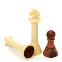 Шахматы 36 х 31 см, король h-8.5 см, пешка h-4.5 см