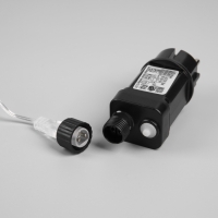 Гирлянда &laquo;Мишура&raquo; 20 м роса, IP44, серебристая нить, 600 LED, 8 режимов, свечение мульти, 18 В