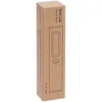 Фонарик-факел аккумуляторный Wallis с магнитом, серый