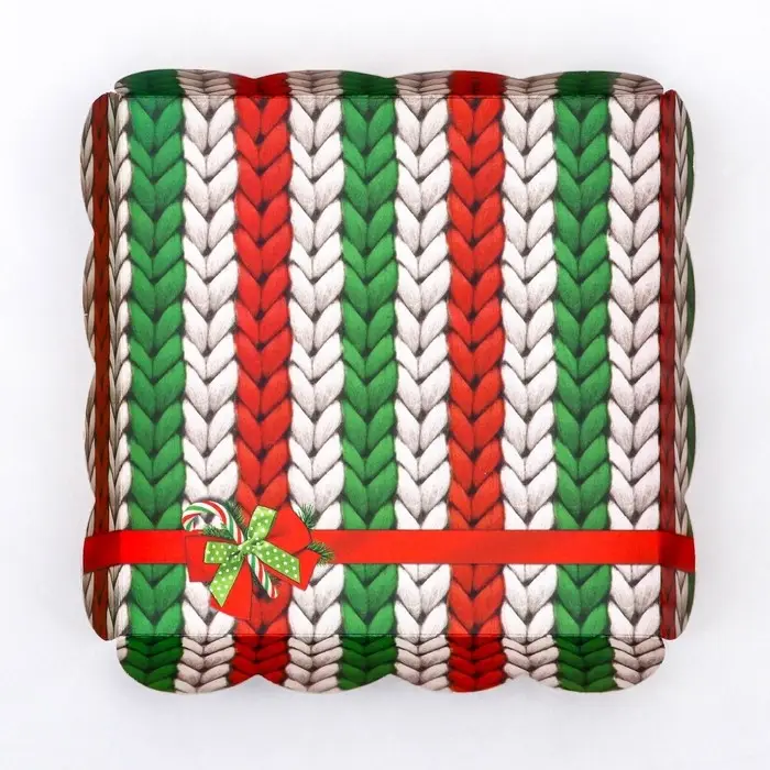 Коробка для печенья, &laquo;Вперед за мечтой&raquo;, 12&times;12&times;3 см, Новый год