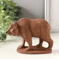 Фигурка гипс &laquo;Медведь идет&raquo;, 9&times;12&times;6 см