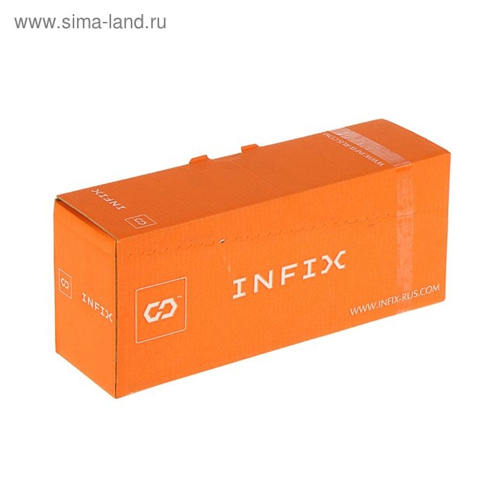 Саморез конструкционный INFIX, 8х200 мм, потай, Torx40, жёлтый цинк