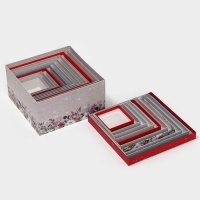 Набор подарочных коробок 10 в 1 &laquo;С Новым годом&raquo;, 10 х 10 х 6 ‒ 28 х 28 х 15 см, Новый год