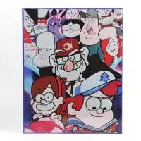 Алмазная вышивка полное заполнение Гравити Фолз, на раме, 40*50 см