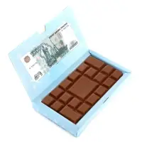 Коробка для шоколада с местом для денег &laquo;Весёлые змейки&raquo;, 20 х 2 х 12 см