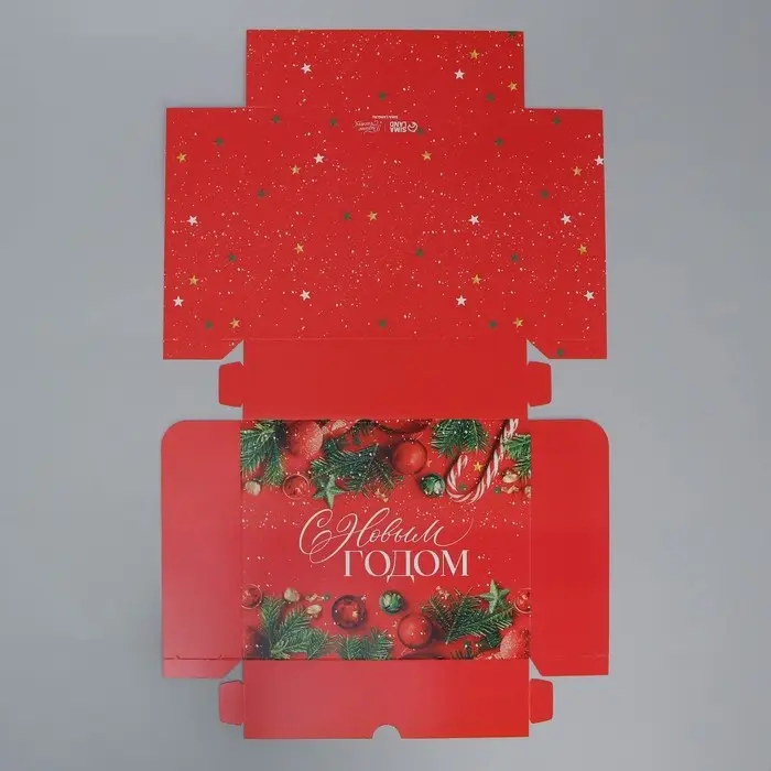 Коробка складная &laquo;Новогоднее настроение&raquo;, 20 х 17 х 6 см