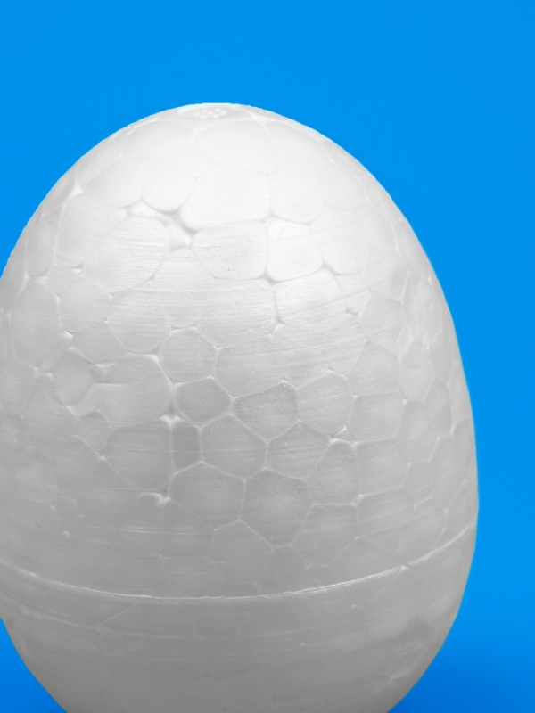 Набор заготовок из пенопласта, Яйцо, 7 см, 6 шт