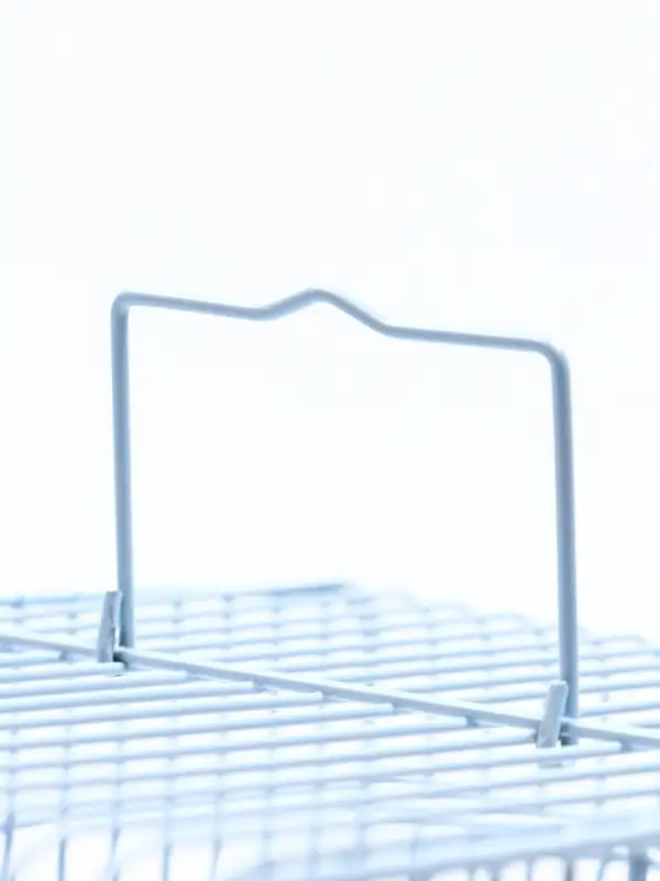 Клетка усиленная для джунгарских хомяков 21 х 16 х19 см, серая