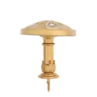 Крючок для штор CAPPIO KS033, d=98 мм, цвет золото с серебром, 2 шт