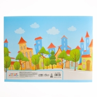 Альбом для рисования А4, 24 листа 100 г/м&sup2;, на скрепке, Синий трактор