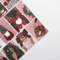 Бумага упаковочная крафтовая &laquo;Стильные девчули&raquo;, 50 х 70 см