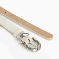 Ремень жен 04-01-02-01, Март2507, 2,3*0,3*110 см, без винта, пряж металл, 1 прокол,