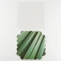 Коробка для печенья, кондитерская упаковка с пластиковой крышкой, &laquo;Эко&raquo;, 18 х 18 х 3 см