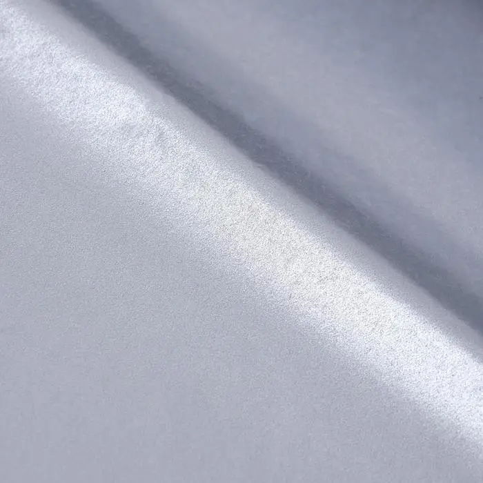 Бумага упаковочная тишью, перламутровая, серебряная, 50&times;66 см