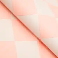 Пленка для цветов "Шахматка", розовая, 0,58 х 0,58 м