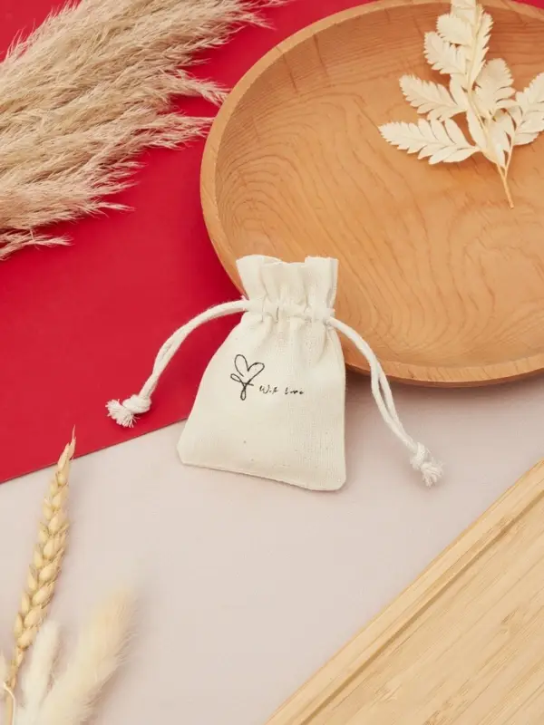 Мешочек подарочный &laquo;Нежность лён&raquo;, 7&times;9 см, бежевый