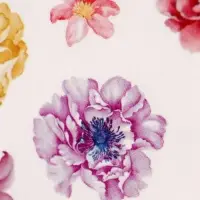 Слайдеры для ногтей &laquo;Пионы&raquo;, разноцветные