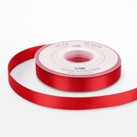 Лента атласная двухсторонняя №0250 15мм*25&plusmn;1м алый TR