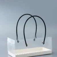 Коробка под рулет с ручками, белая 22,5 х 11 х 10 см