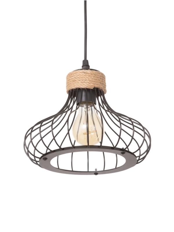 Светильник "Фон" 1х40Вт Е27 черный 23х23х18см