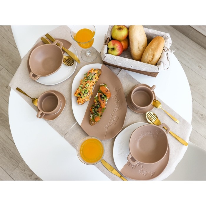 Блюдо керамическое &laquo;Монблан&raquo;, 23 х 34 см