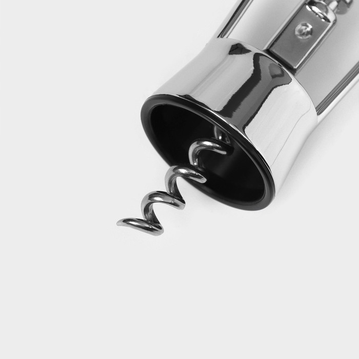 Штопор Доляна &laquo;Идея&raquo;, 18 см, цвет серебряный