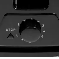 Тостер LT-03, 750 Вт, 6 режимов прожарки, 2 тоста, серебристый