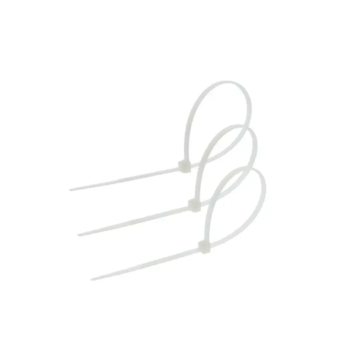 Хомут нейлоновый для стяжки, ТУНДРА, 3.6&times;200 мм, белый, 25 шт.