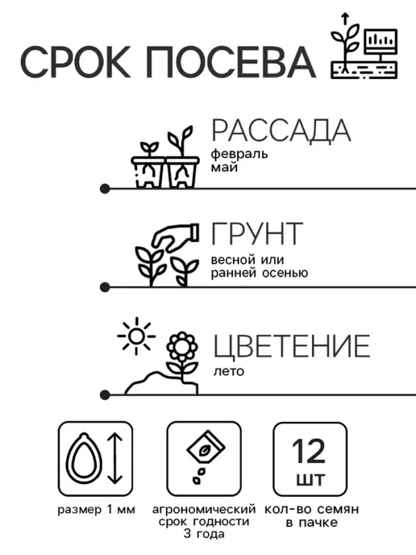 Семена цветов Клематис "Китайские Фонарики", 12 шт.