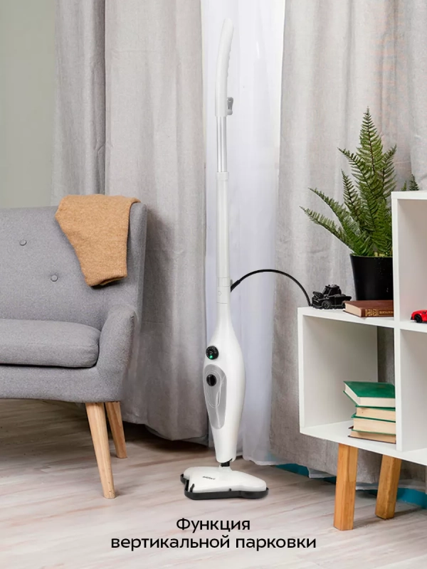 Паровая швабра и пароочиститель КТ-3922 (2 в 1) - 1300 Вт