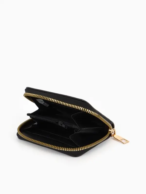 Кошелек дет 07-01-01 Июнь2539 глаза, 8,5*2,5*10,5 см, 2 отд+отд/молн, д/карт, черный