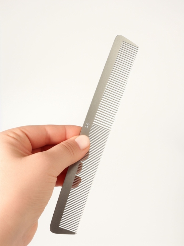 Расческа комбинированная 21,5*3см металл пакет QF