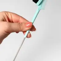 Расчёска - щётка для укладки волос, 21&times;3.6 см, МИКС