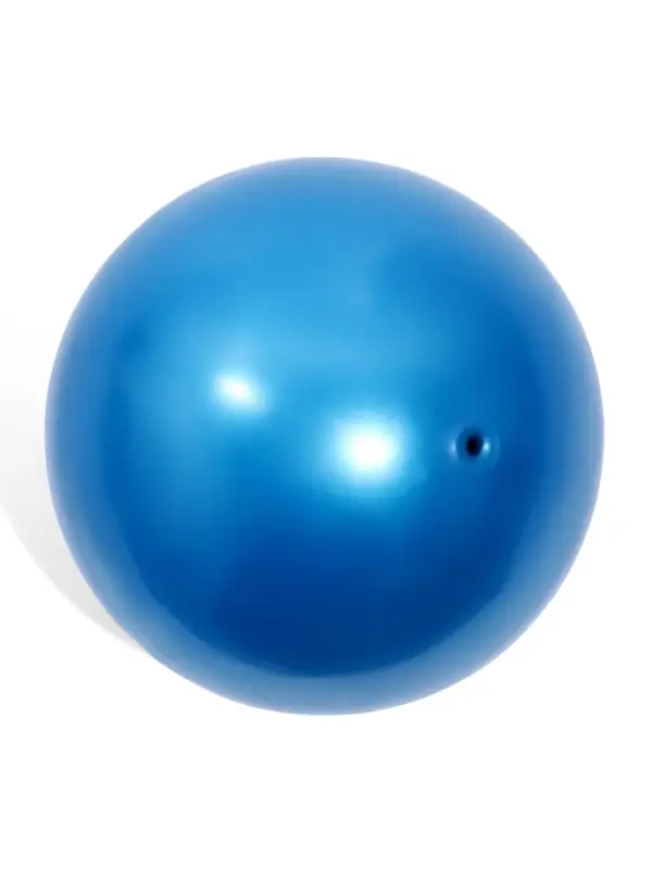 Мяч для художественной гимнастики  FIG Металлик, диаметр 15см, цвет синий