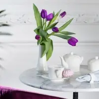 Чайник Diamante Bianco в подарочной коробке, белый