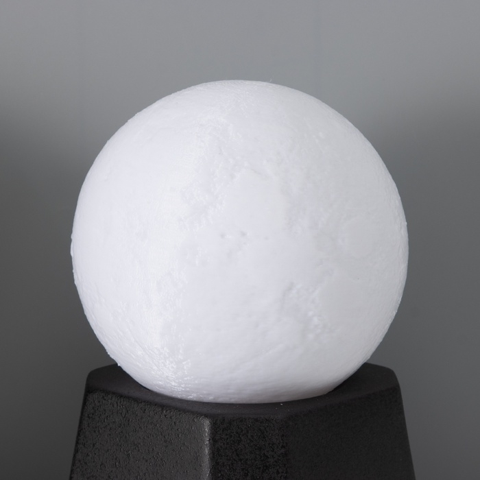 Лампа настольная "Полная луна" LED 1х40Вт Е27 черный 12х12х21см