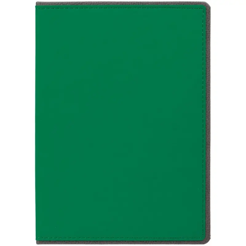 Ежедневник Frame, недатированный, зеленый с серым