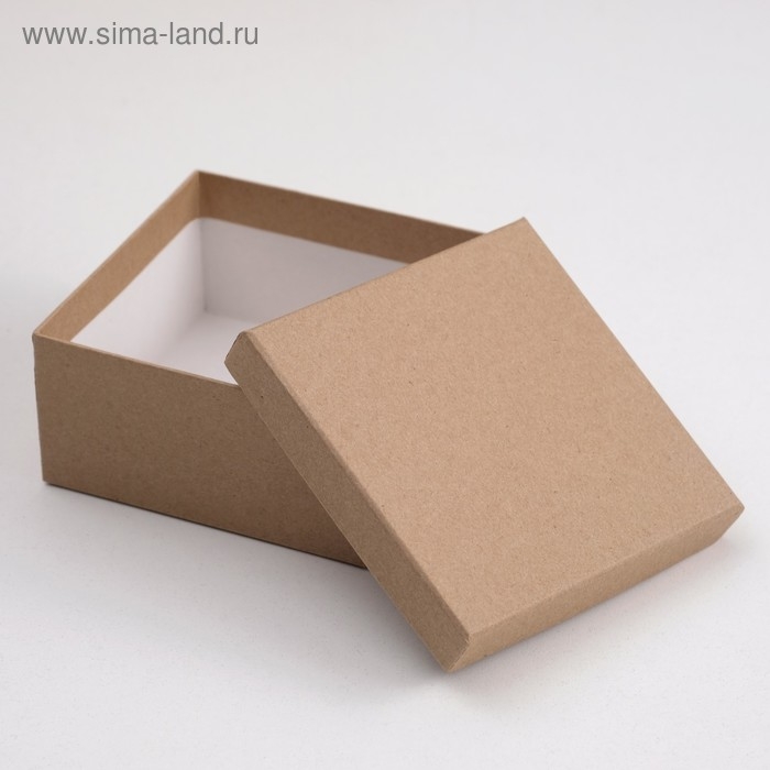 Набор квадратных коробок 11 в 1 &laquo;Крафт однотонный&raquo; 26&times;26&times;12.5 - 6.5&times;6.5&times;4 см