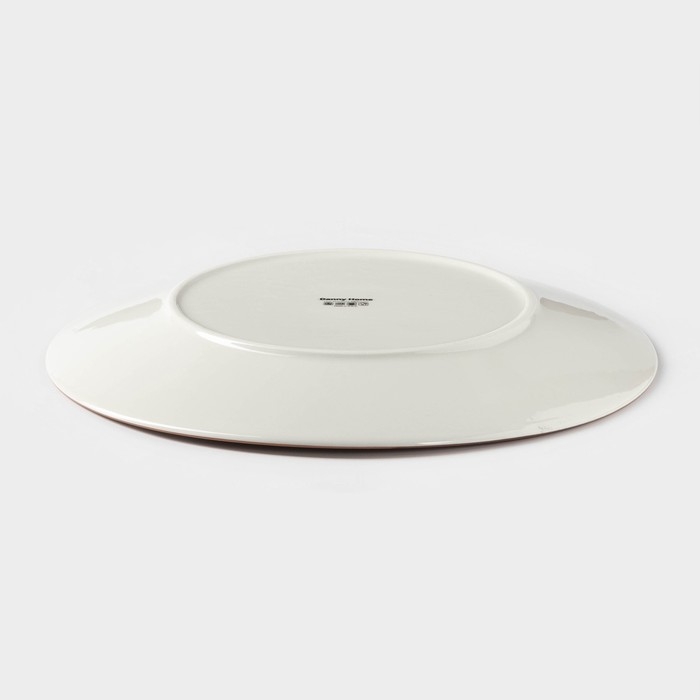 Тарелка керамическая обеденная &laquo;Искушение&raquo;, d=26,5 см, цвет розовый